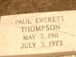 Dr Paul Everett Thompson