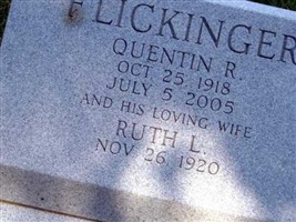 Dr Quentin R. Flickinger Dr Quentin R. Flickinger