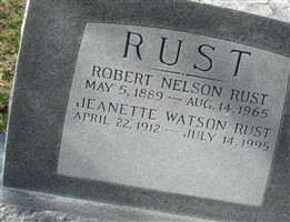 Dr Robert Nelson Rust, Sr Dr Robert Nelson Rust, Sr