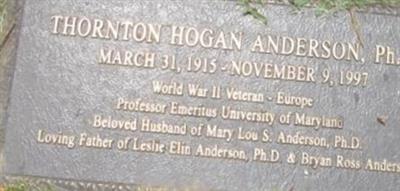 Dr Thornton Hogan Anderson