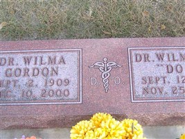 Dr Wilma Gordon Stienbarger Dr Wilma Gordon Stienbarger
