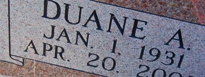 Duane A. Worstell Duane A. Worstell