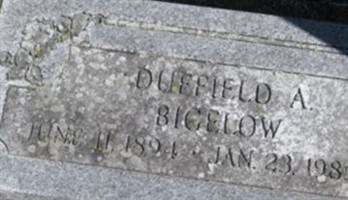 Duffield A Bigelow Duffield A Bigelow