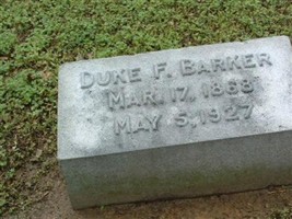 Duke F. Barker Duke F. Barker