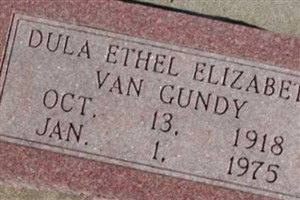 Dula Ethel Elizabeth Van Gundy Dula Ethel Elizabeth Van Gundy