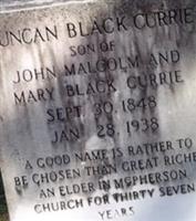 Duncan Black Currie