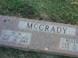 D W McCrady