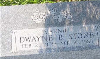 Dwayne B "Mannie" Stone Dwayne B "Mannie" Stone