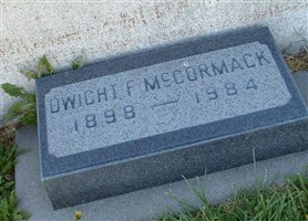 Dwight F. McCormack Dwight F. McCormack