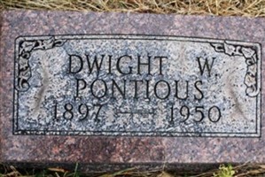 Dwight W Pontious Dwight W Pontious