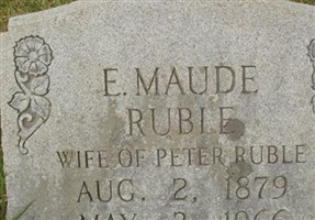 E. Maude Ruble E. Maude Ruble
