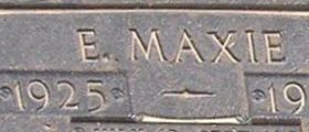 E. Maxie McCarter