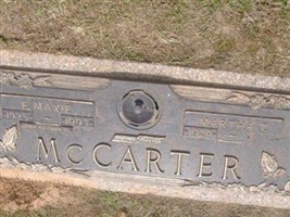 E. Maxie McCarter
