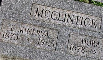 E Minerva Dye McClintick E Minerva Dye McClintick