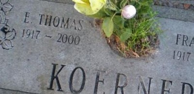 E. Thomas Koerner E. Thomas Koerner