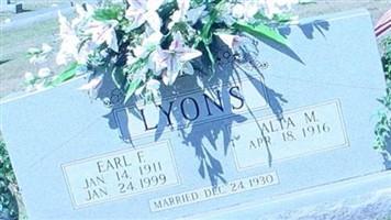 Earl F Lyons