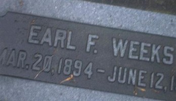 Earl F. Weeks Earl F. Weeks
