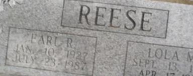 Earl R Reese