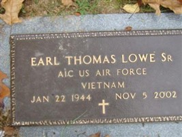 Earl Thomas Lowe, Sr Earl Thomas Lowe, Sr