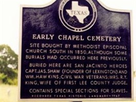 Early Chapel Cemetery Early Chapel Cemetery