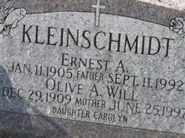 Earnest A. Kleinschmidt Earnest A. Kleinschmidt