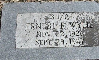 Earnest Roy Wylie Earnest Roy Wylie