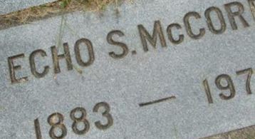 Echo S. McCord Echo S. McCord