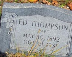 Ed "Pap" Thompson Ed "Pap" Thompson
