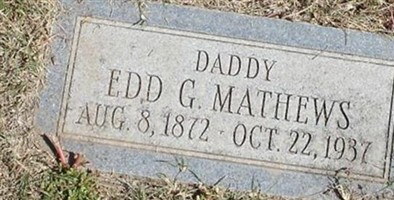 Edd G. Mathews Edd G. Mathews