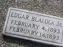 Edgar Blalock, Jr Edgar Blalock, Jr