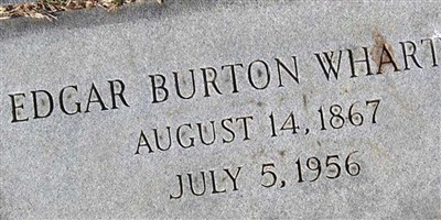 Edgar Burton Wharton Edgar Burton Wharton