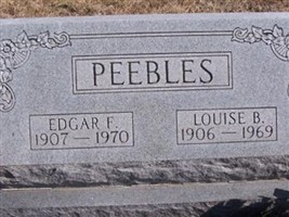 Edgar F Peebles Edgar F Peebles