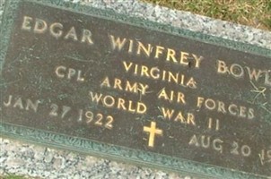 Edgar Winfrey Bowles Edgar Winfrey Bowles