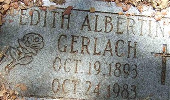 Edith Albertine Gerlach Edith Albertine Gerlach