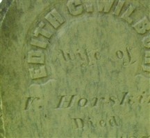 Edith C. Wilbur Horskin