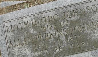 Edith Dutro Johnson