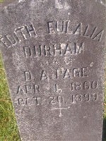 Edith Eulalia Durham Page