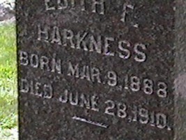 Edith F. Harkness Edith F. Harkness