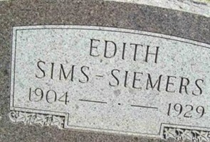 Edith Fern Ruby Sims Siemers Edith Fern Ruby Sims Siemers