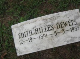 Edith Hilles Dewees Edith Hilles Dewees