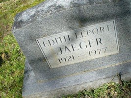 Edith LePort Jaeger Edith LePort Jaeger
