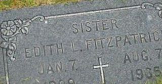 Edith Louise Fitzpatrick Edith Louise Fitzpatrick