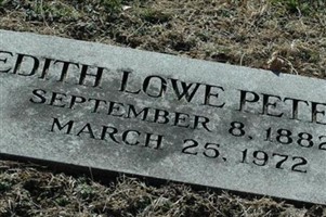 Edith Lowe Perters Edith Lowe Perters