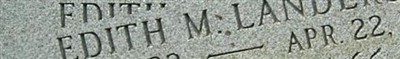 Edith M. Landers Bascom Edith M. Landers Bascom