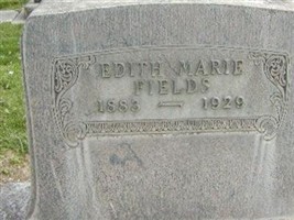 Edith Marie Fields Edith Marie Fields