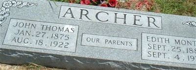 Edith Montia Archer Edith Montia Archer