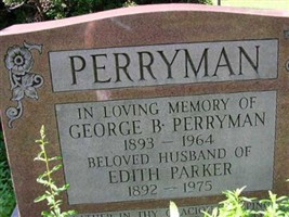 Edith Parker Perryman Edith Parker Perryman