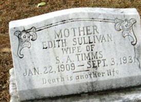Edith Sullivan Timms