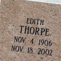 Edith Thorpe Edith Thorpe