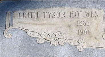 Edith Tyson Holmes Edith Tyson Holmes